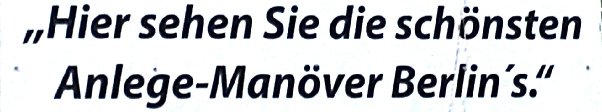 Berlin - Auszeit von der Auszeit