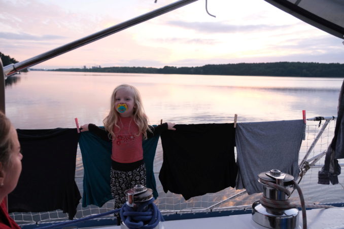 Vor Anker in der großen Holzwiek